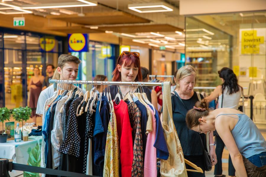 Clothes swap event at Livat Hammersmith