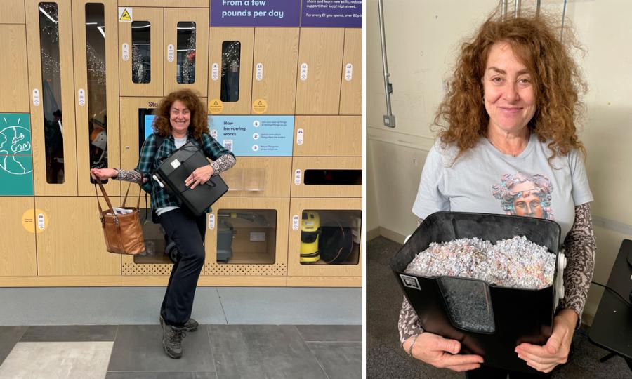 Hammersmith resident Natalie recently borrowed the Library of Things shredder to dispose of some sensitive documents safely