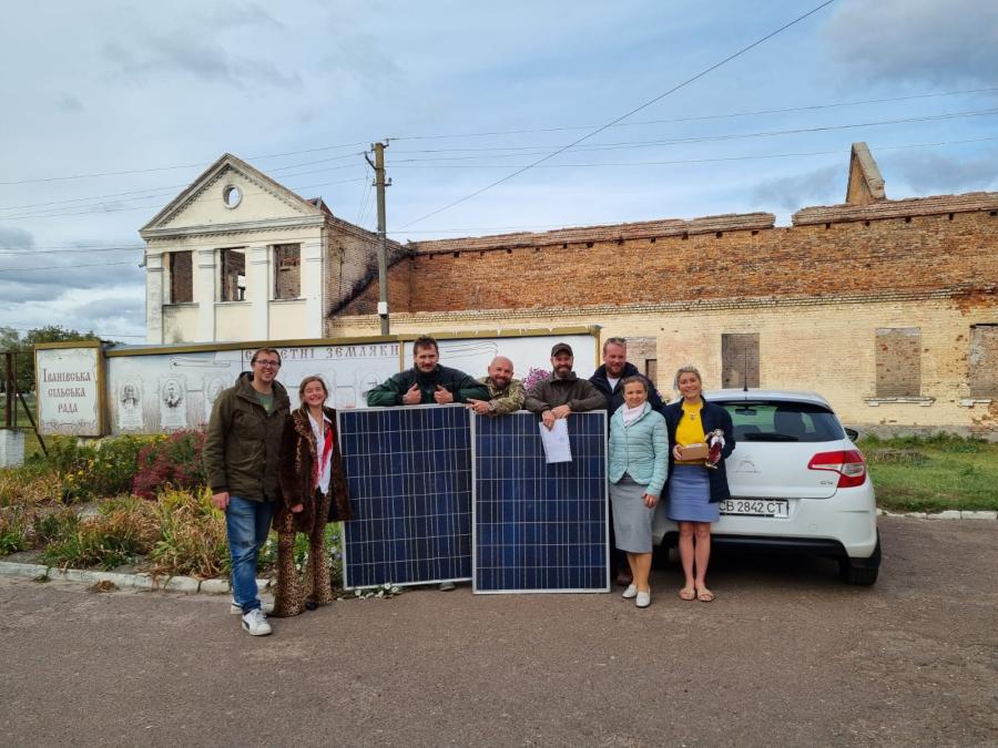 Solar panels reach Ivanika