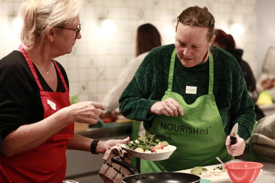 Residents get cooking