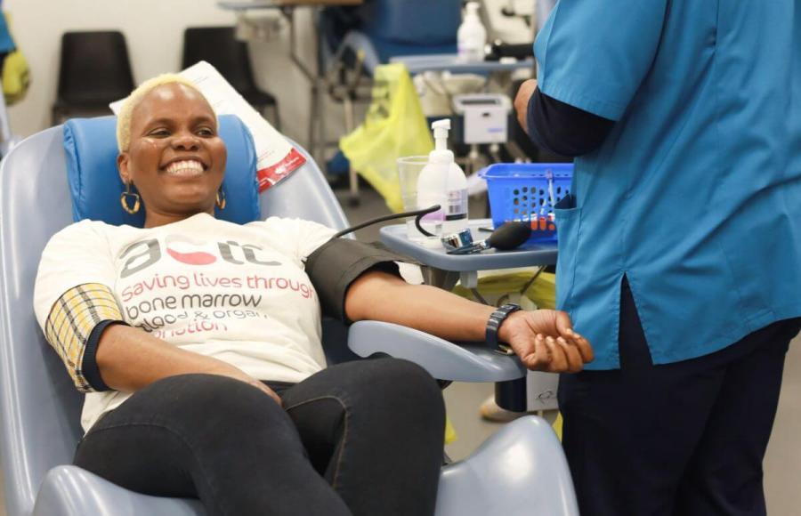 Blood drive at Westfield shopping centre