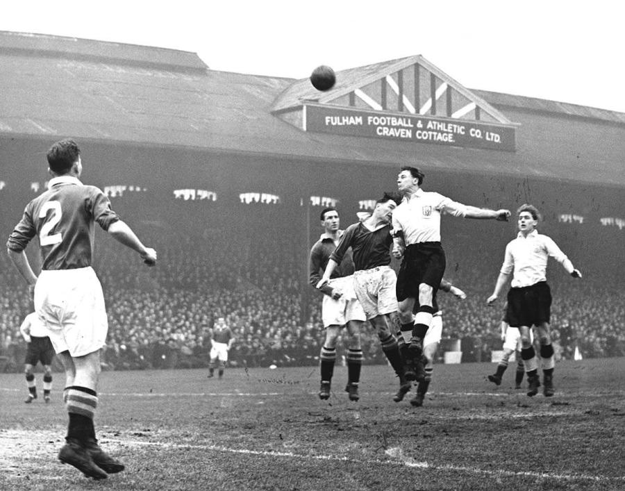 Fulham v Chelsea at Craven Cottage in 1951