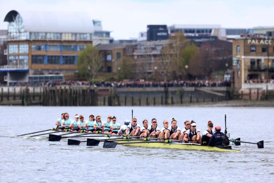 The women's race.