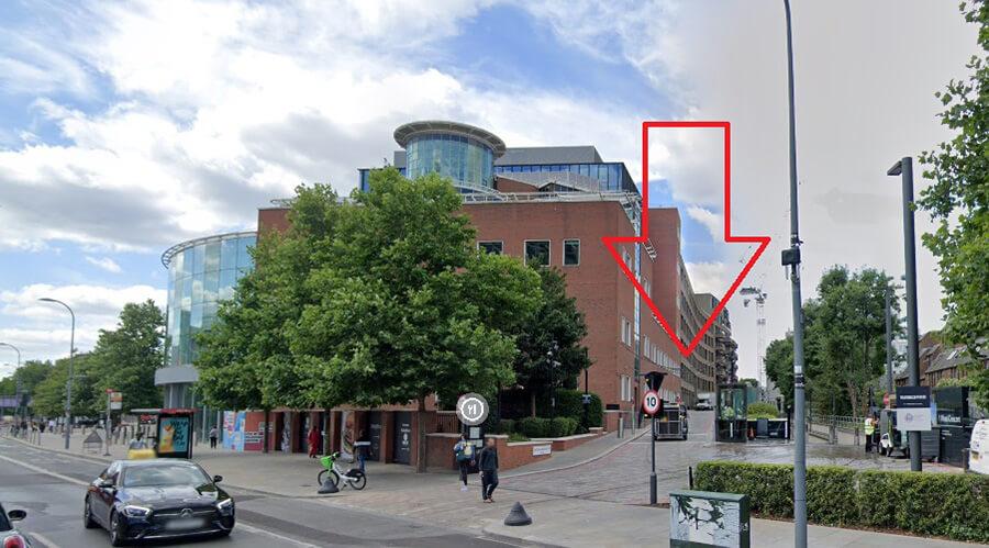 Location of Temper Burger at TV Centre in White City