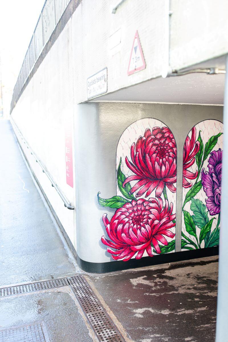 Entrance to the Nigel Playfair/Unity Way underpass