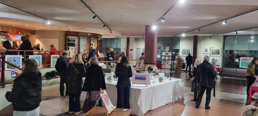 SoFAP's pop-up gallery in Fulham Broadway shopping centre