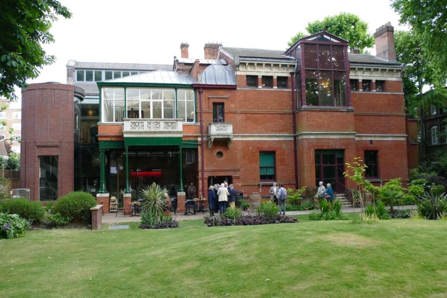 Exterior view of Leighton House from rear garden