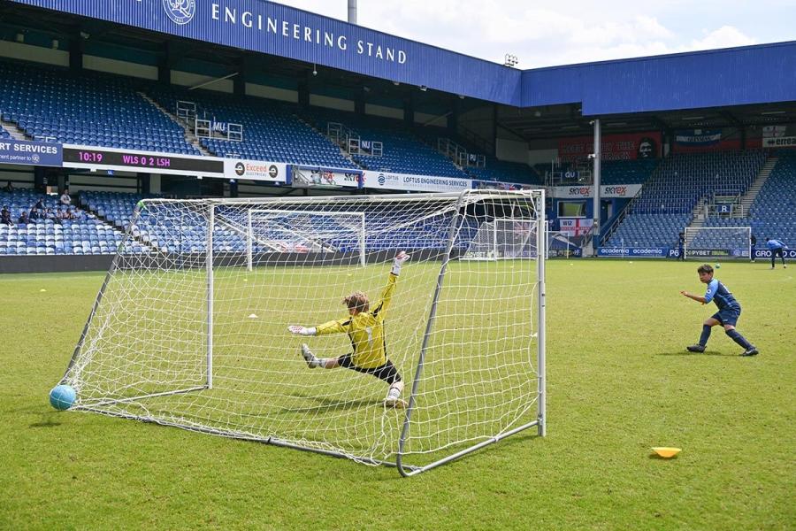 Penalty shoot-out in progress for 3rd/4th place
