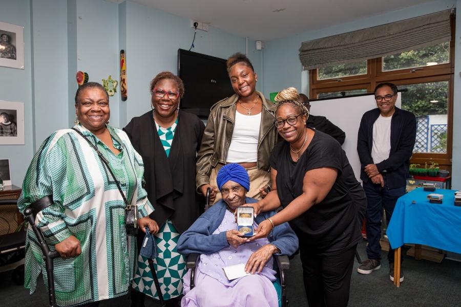 Medal ceremony for residents of the Windrush generation as part of H&F's Black History Month celebrations