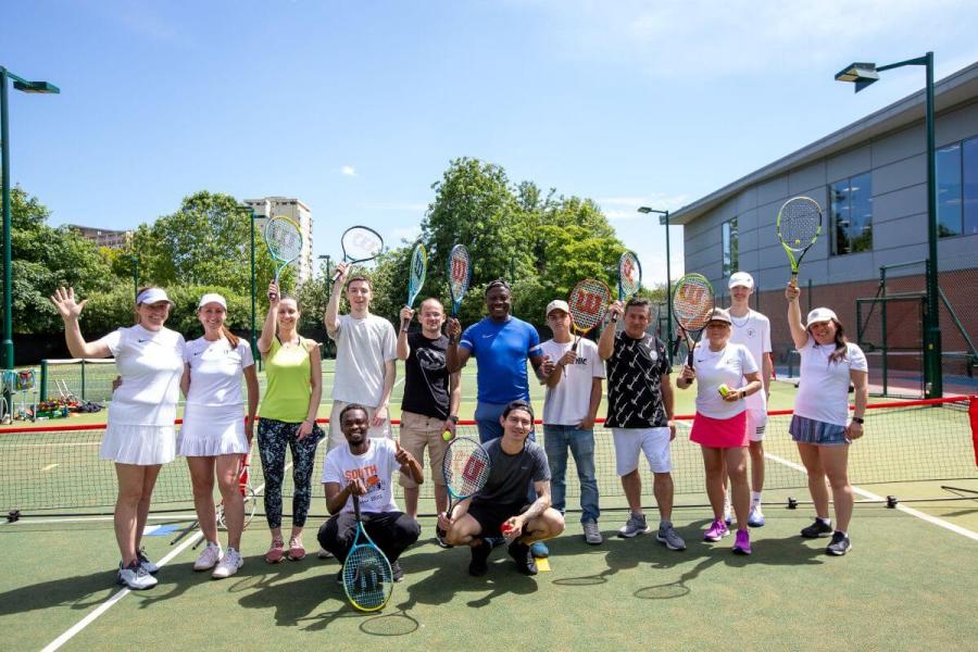 H&F's Refugee Week tennis session 2024
