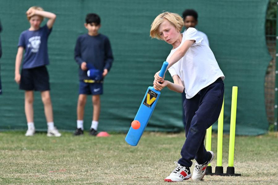 Larmenier & Sacred Heart at the crease