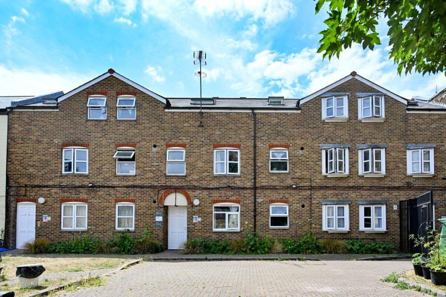 Exterior of homeless supported accommodation in Fulham