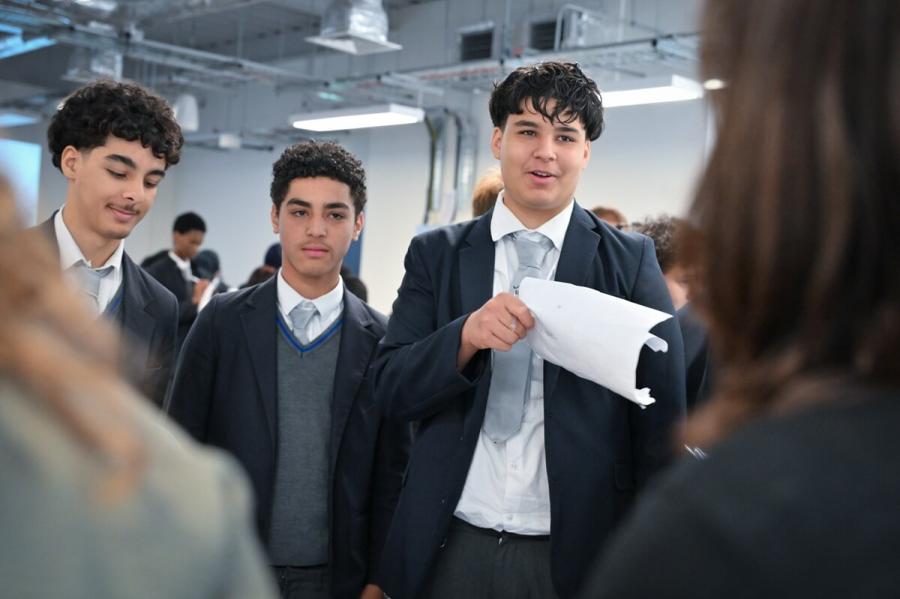 Phoenix Academy students at Scale Space