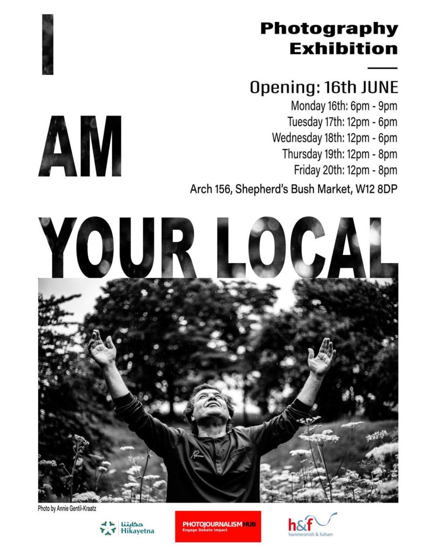 'I Am Your Local...' exhibition poster