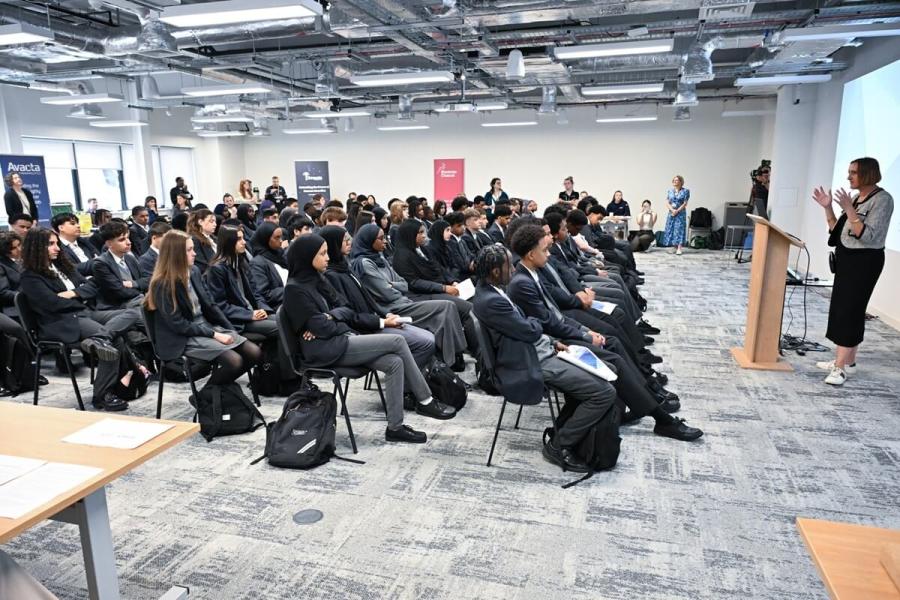 Students at Scale Space event
