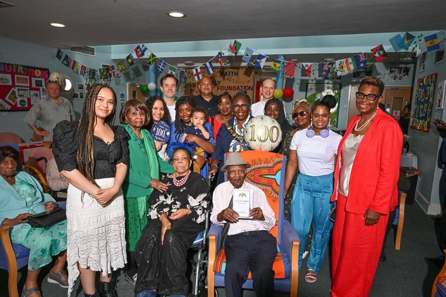 Danny's knees-up at the Nubian Life Resource Centre