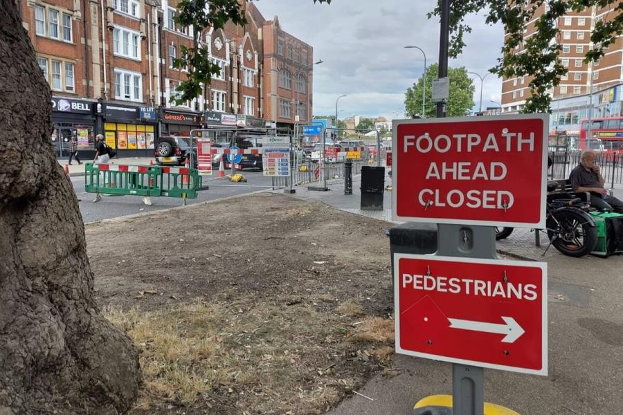 Diversions will be clearly signposted throughout the works