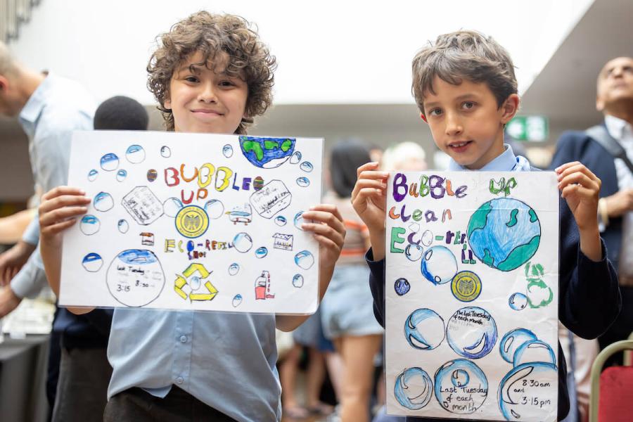 St John's Walham Green pupils at the H&F Climate Summit 2025