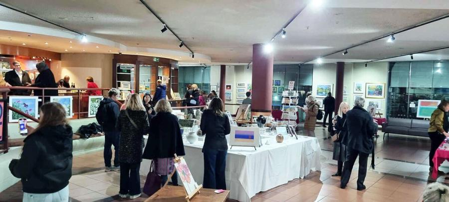 SoFAP's pop-up gallery in Fulham Broadway shopping centre