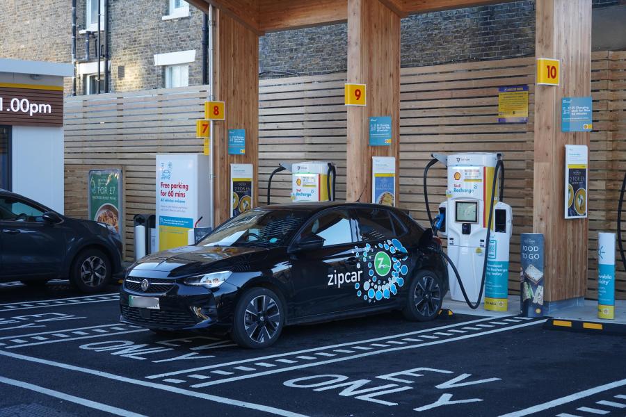 Shell electric shop only station